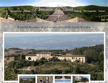Tablet Screenshot of domainedesjasses.com